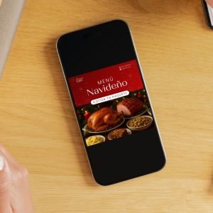 Alternative view of Plantilla Venta de Cenas Navideñas Rojo | Posts para Redes