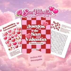 Juegos escolares San Valentín