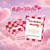 Tarjeta dulces san valentín