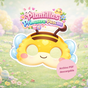 Máscara de Abejita para Niños | PDF para Imprimir