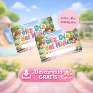 Stickers Escolares Día del Niño Gratis | PDF para Imprimir