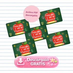 stickers gratis dia del maestro